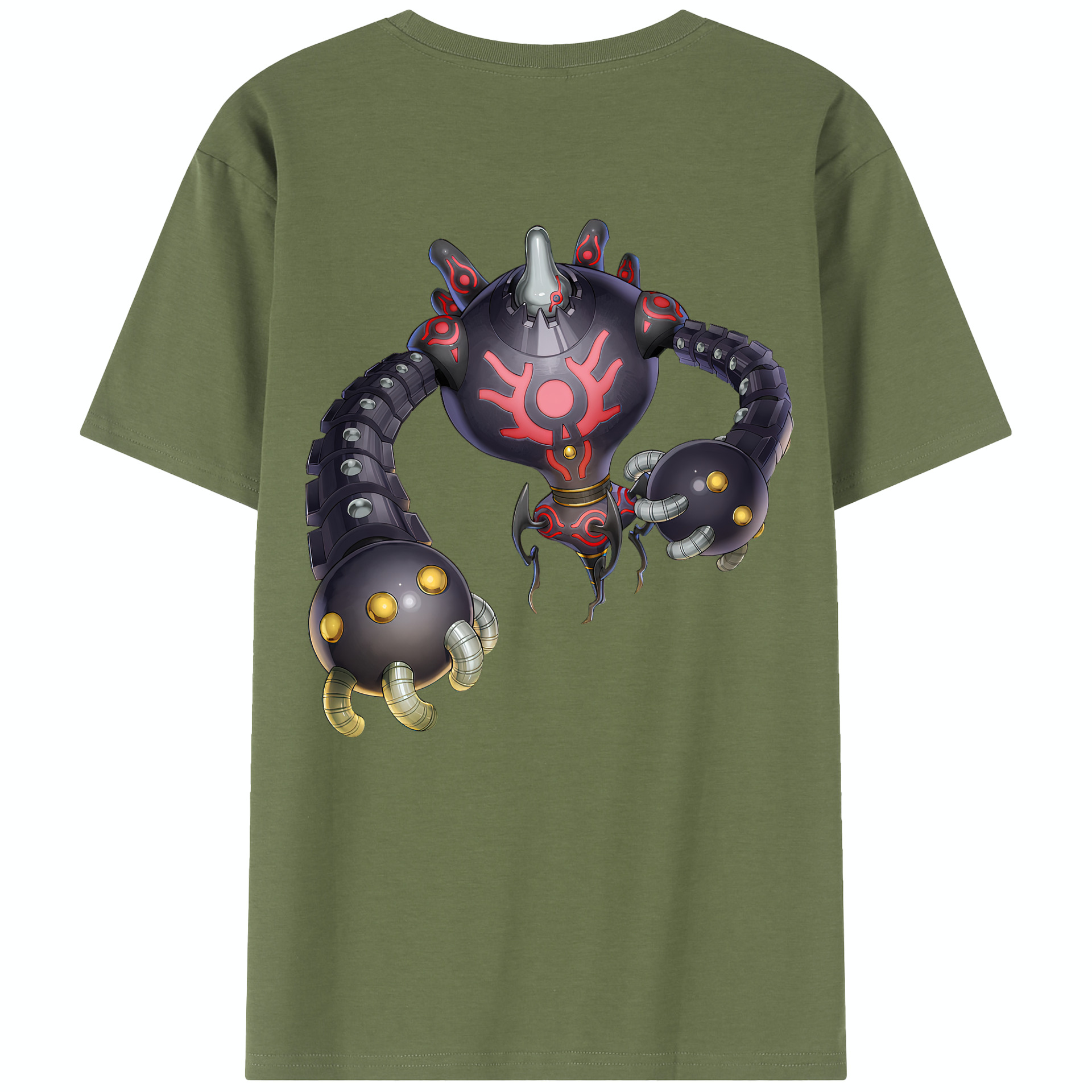 （画像用） 遊☆戯☆王 Yu-Gi-Oh! 綿100％半袖Tシャツ（背面プリント）